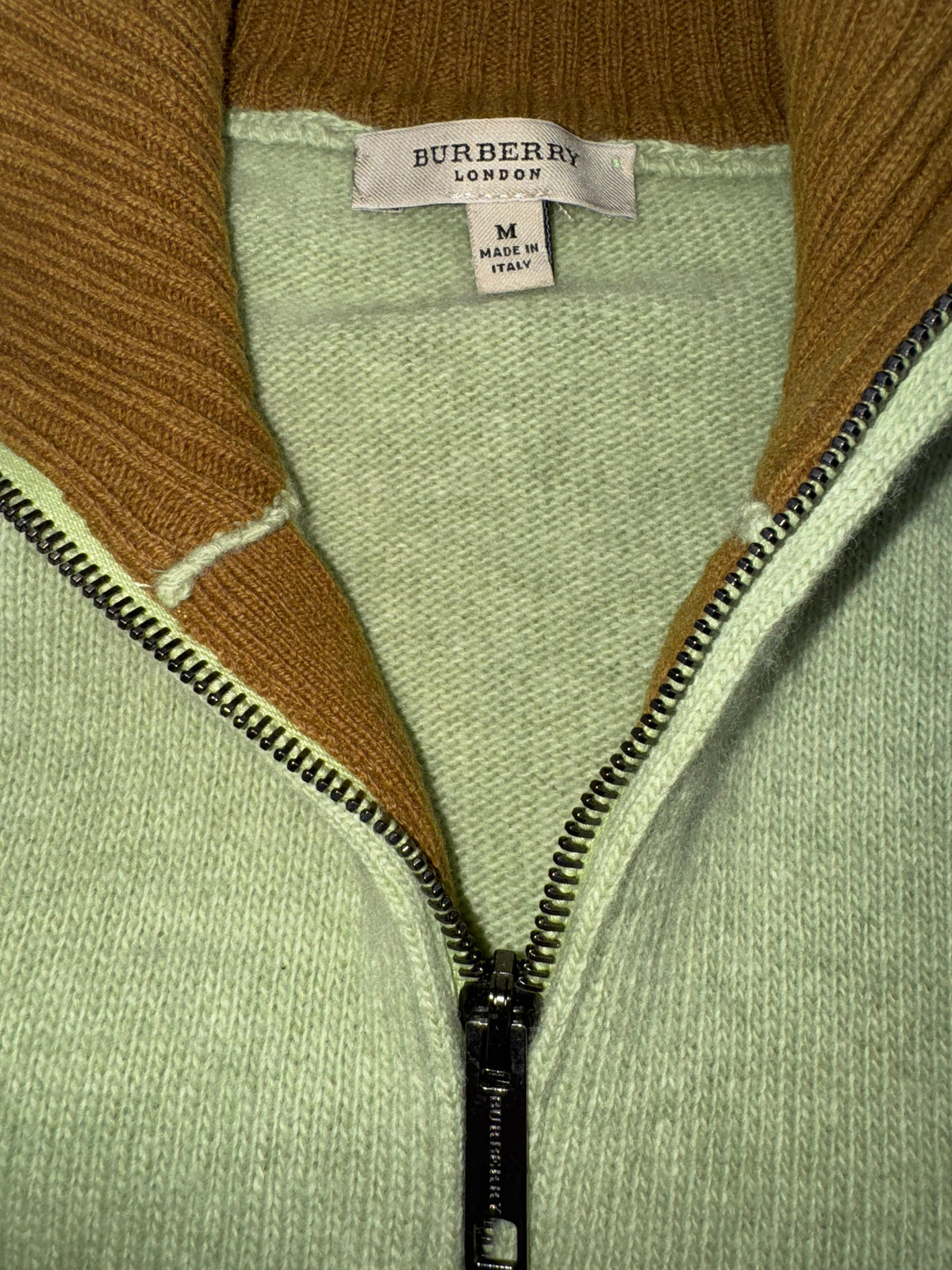 vintage Burberry quarterzip {M}