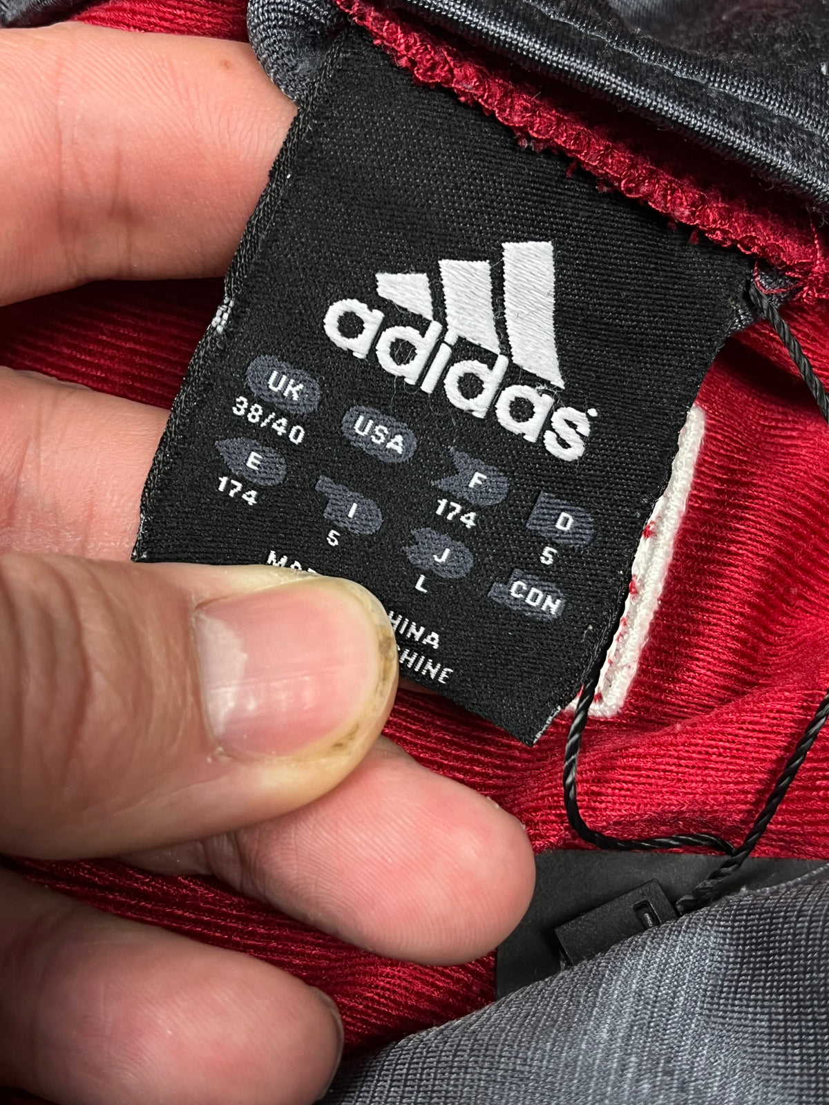 vintage Adidas Denmark trackjacket {L}