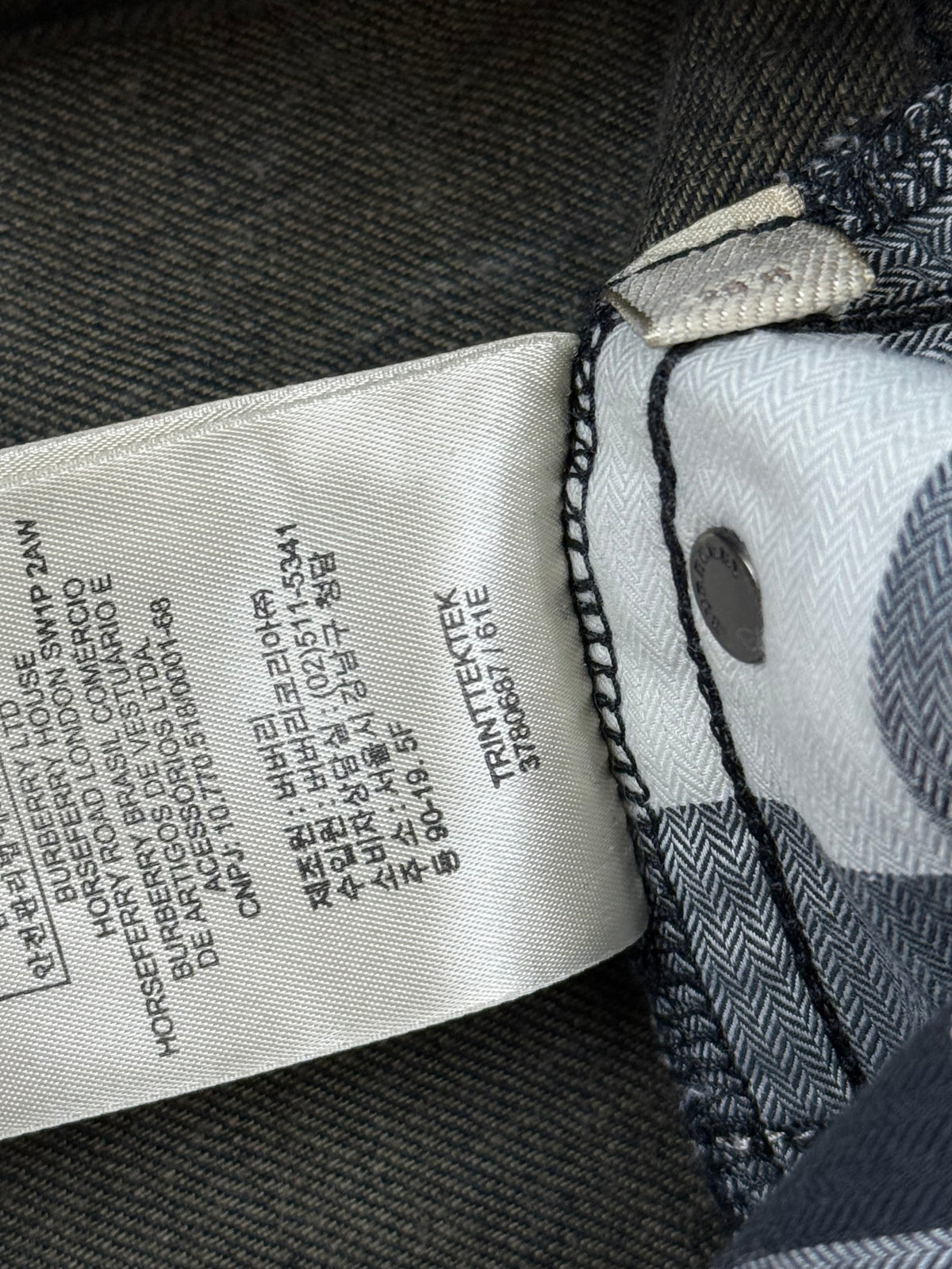 vintage Burberry jeans {S}