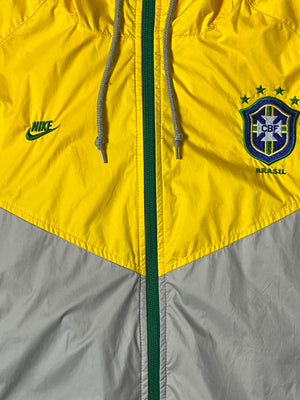 yellow/grey Nike Brasil windbreaker {M}