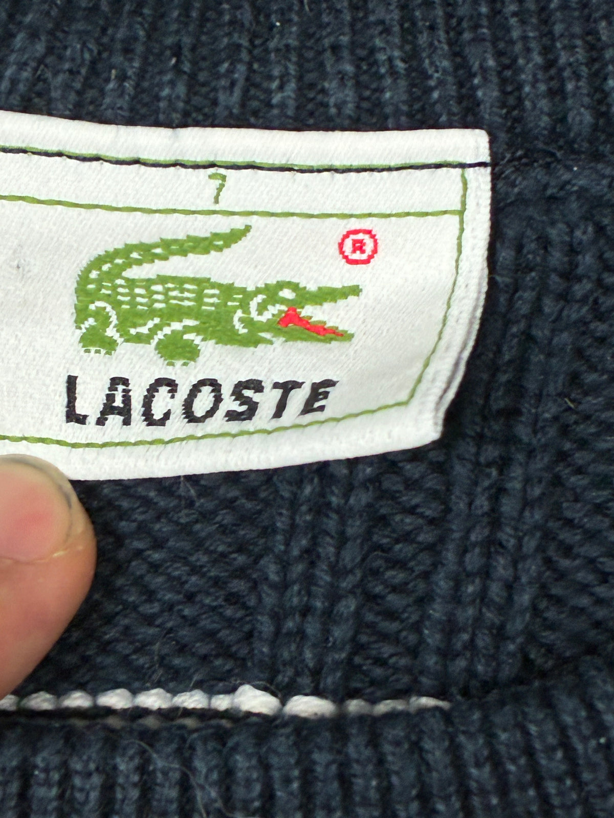 vintage Lacoste knittedsweater {XL}