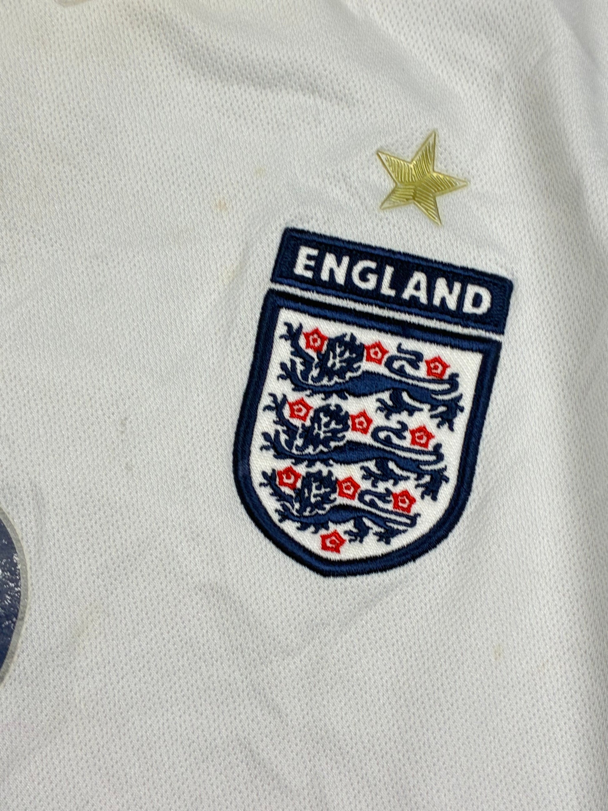 vintage Umbro England LAMPARD8 home jersey {S}