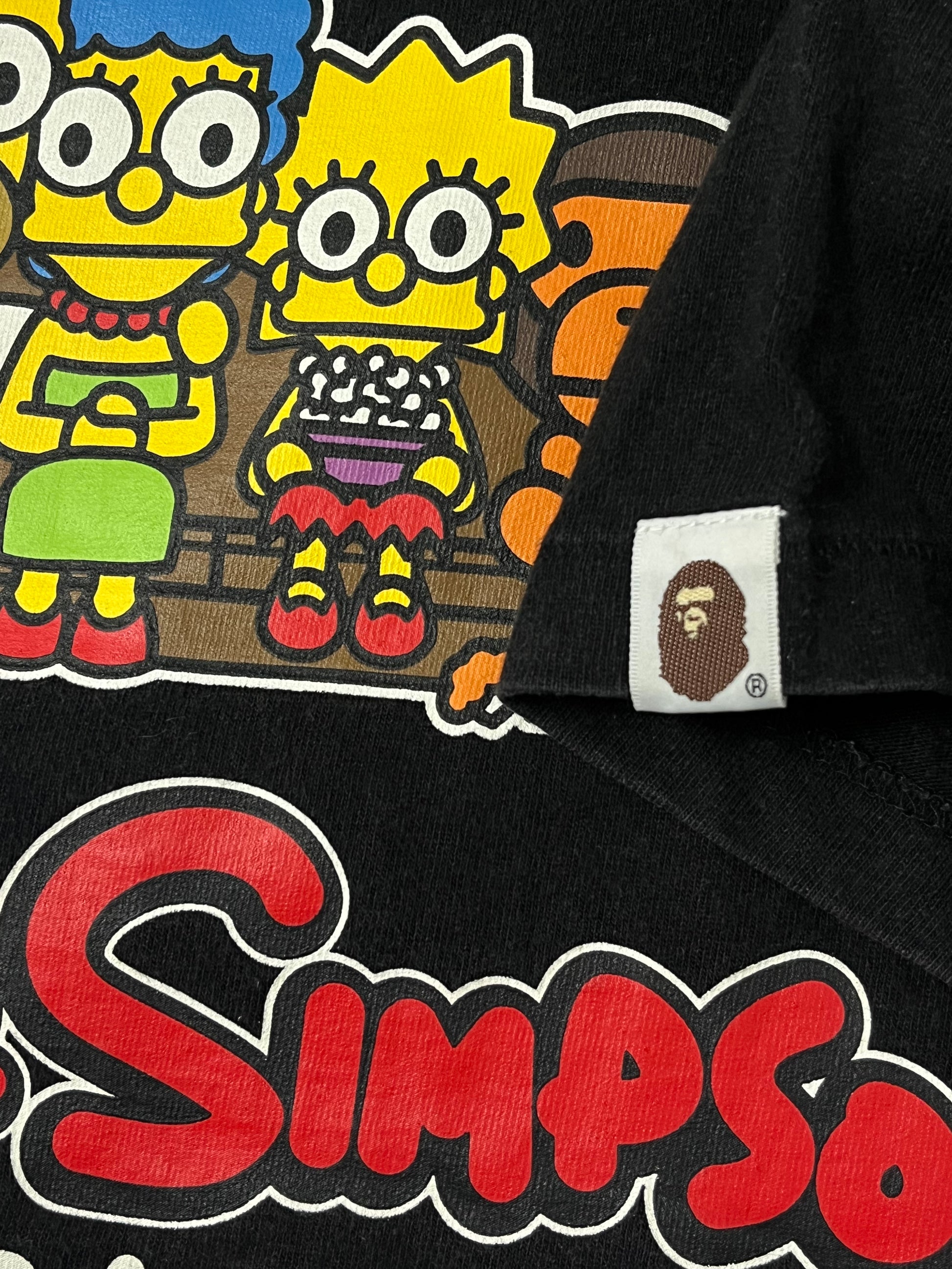 vintage BAPE a bathing ape X Simpsons t-shirt {M}