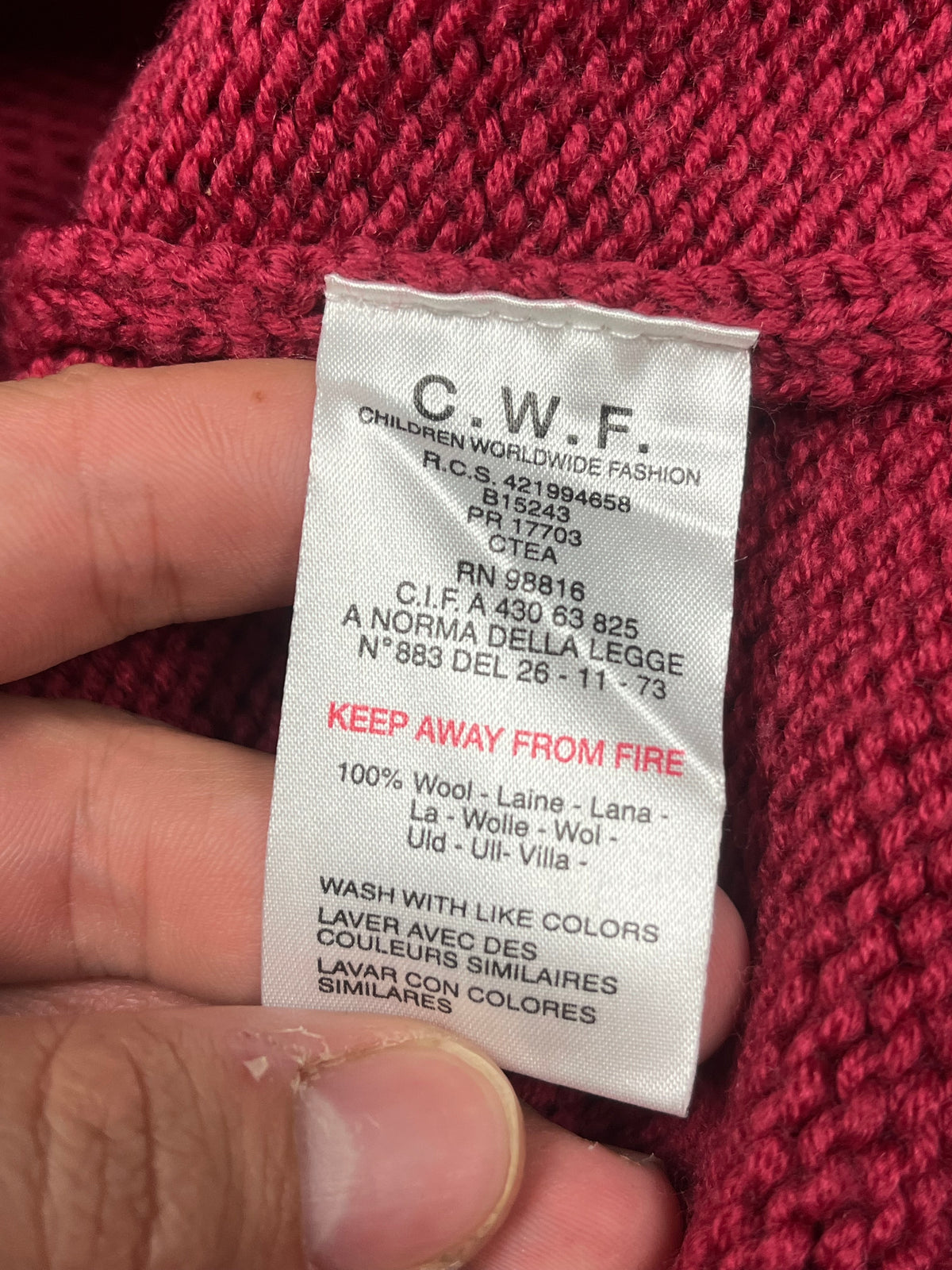 vintage Burberry knittedsweater {S}