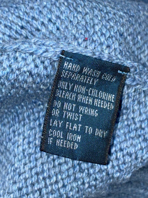 vintage babyblue Polo Ralph Lauren knittedsweater {L}