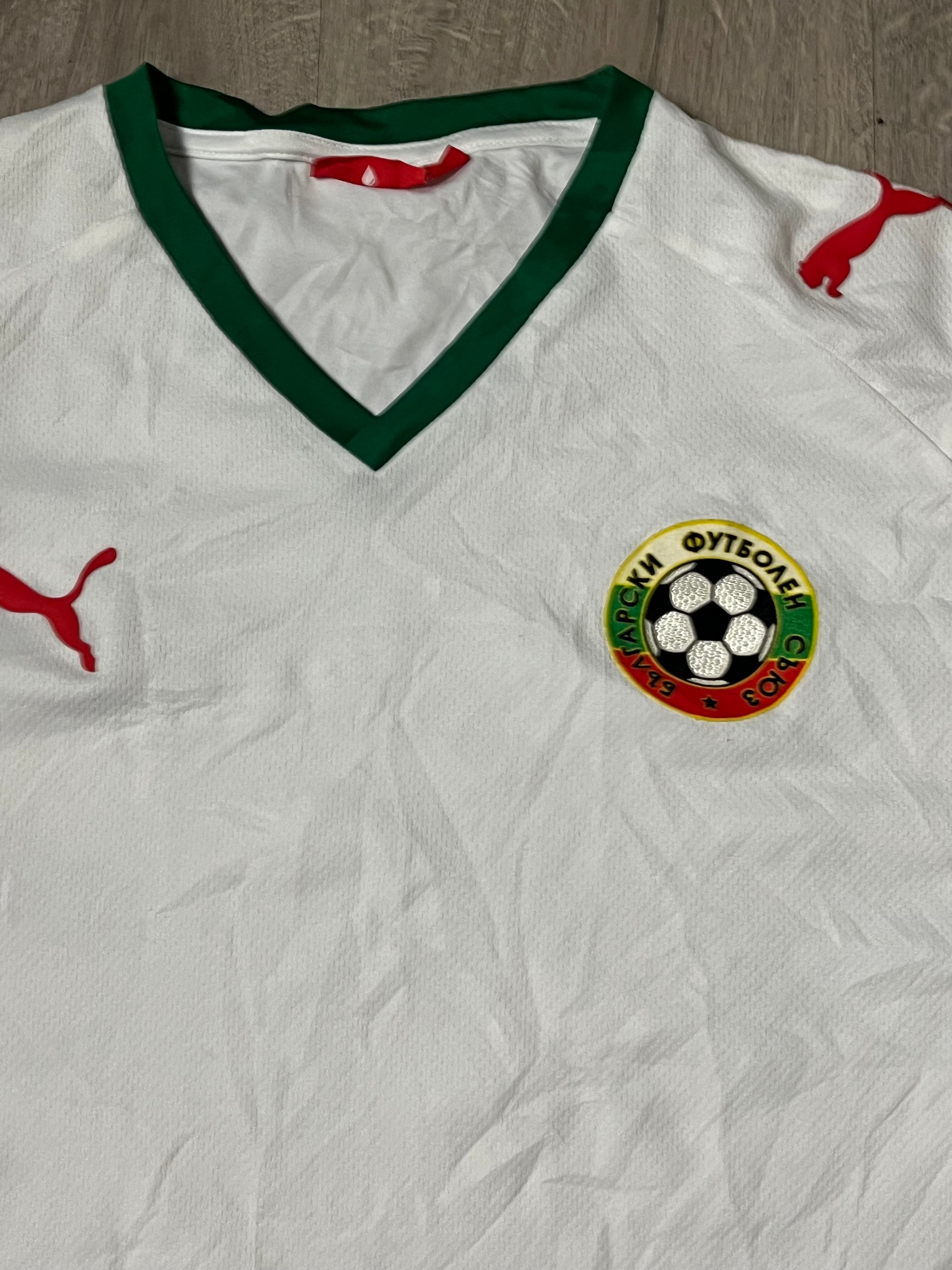 vintage Puma Bulgarian 2008 home jersey {L}