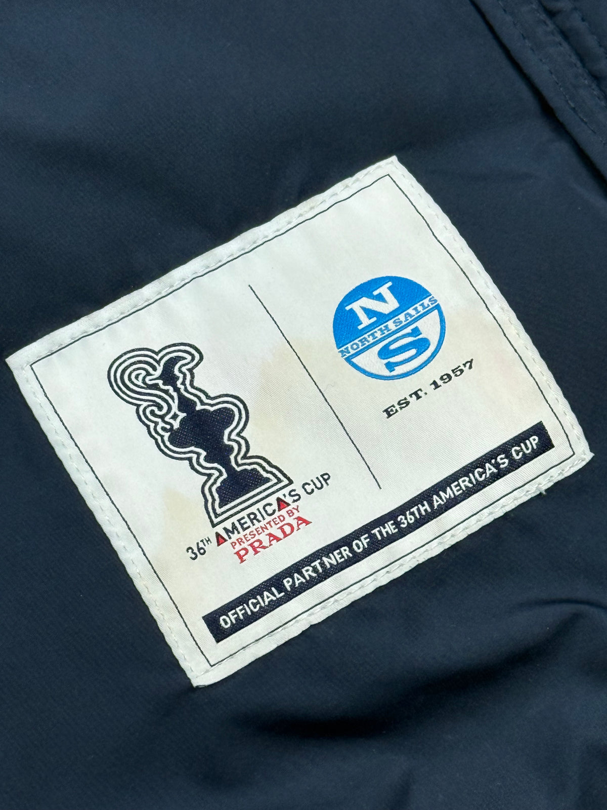 vintage Prada Americas Cup X North Sails vest