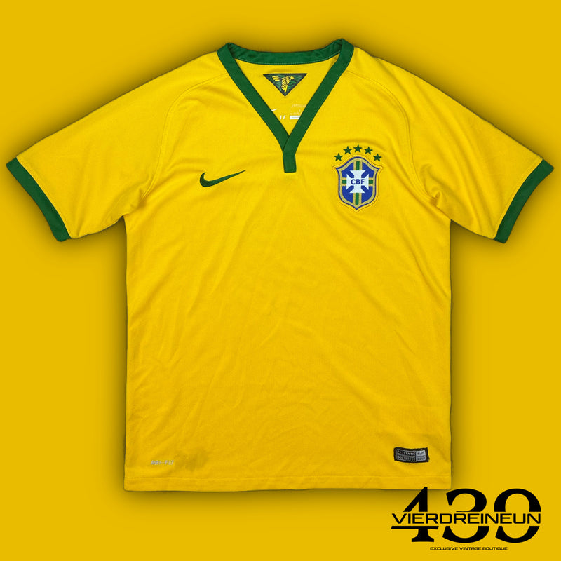 vintage Nike Brasil home jersey {XS}