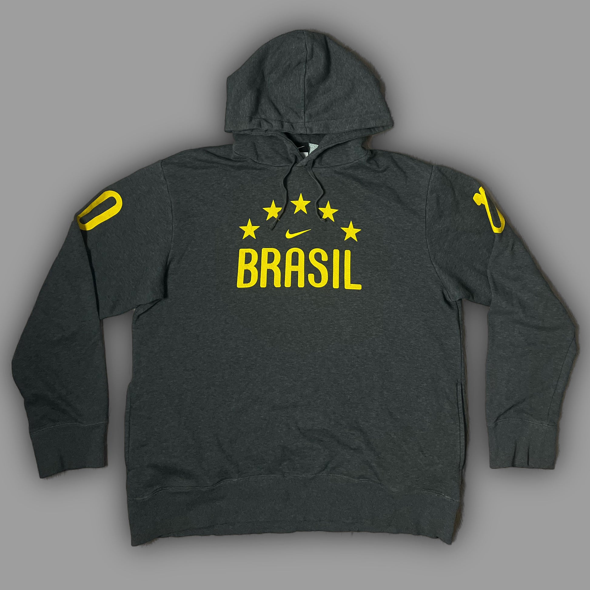 vintage Nike BRASIL 2010 hoodie {XL}