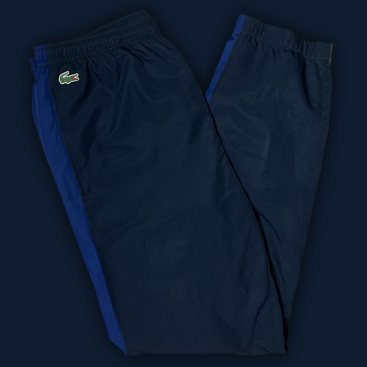 navyblue Lacoste trackpants {L}