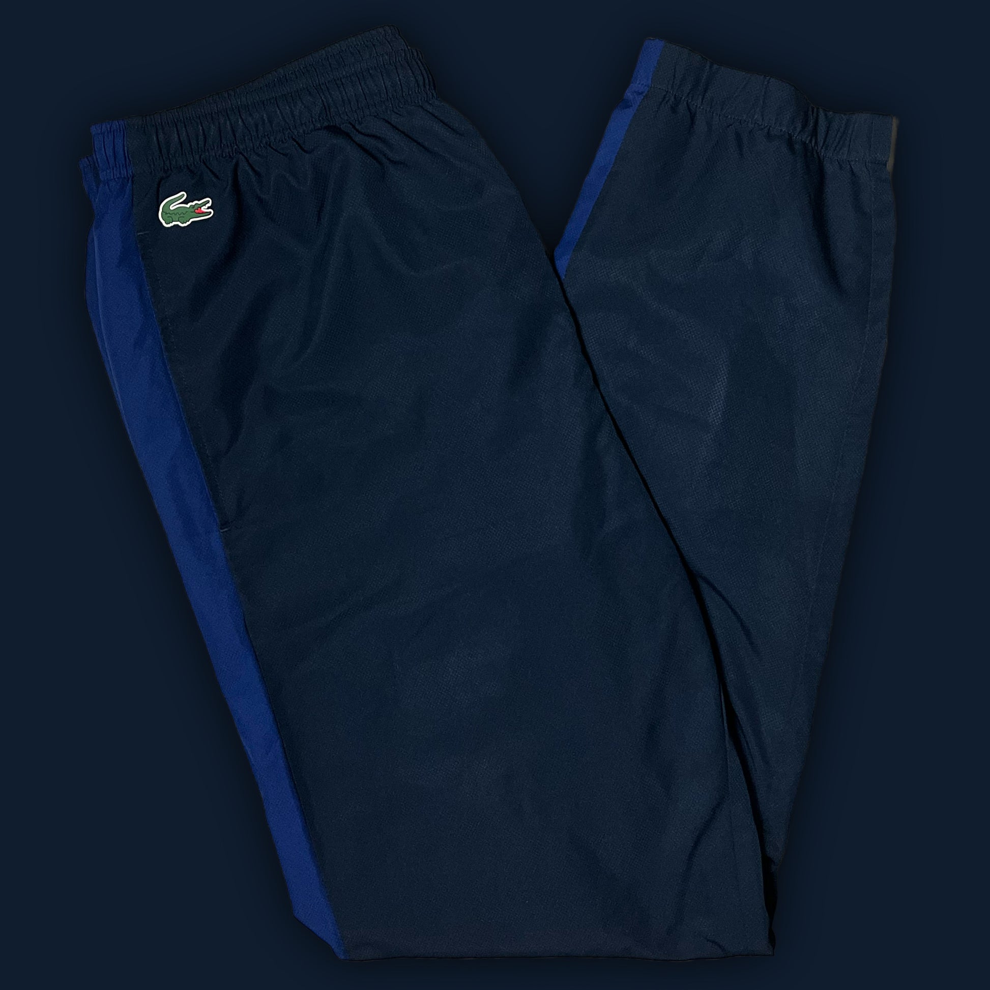 navyblue Lacoste trackpants {L}