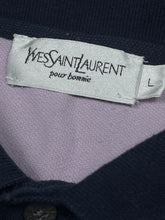 Lade das Bild in den Galerie-Viewer, vintage YSL Yves Saint Laurent spellout polo {L}
