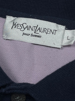 vintage YSL Yves Saint Laurent spellout polo {L}