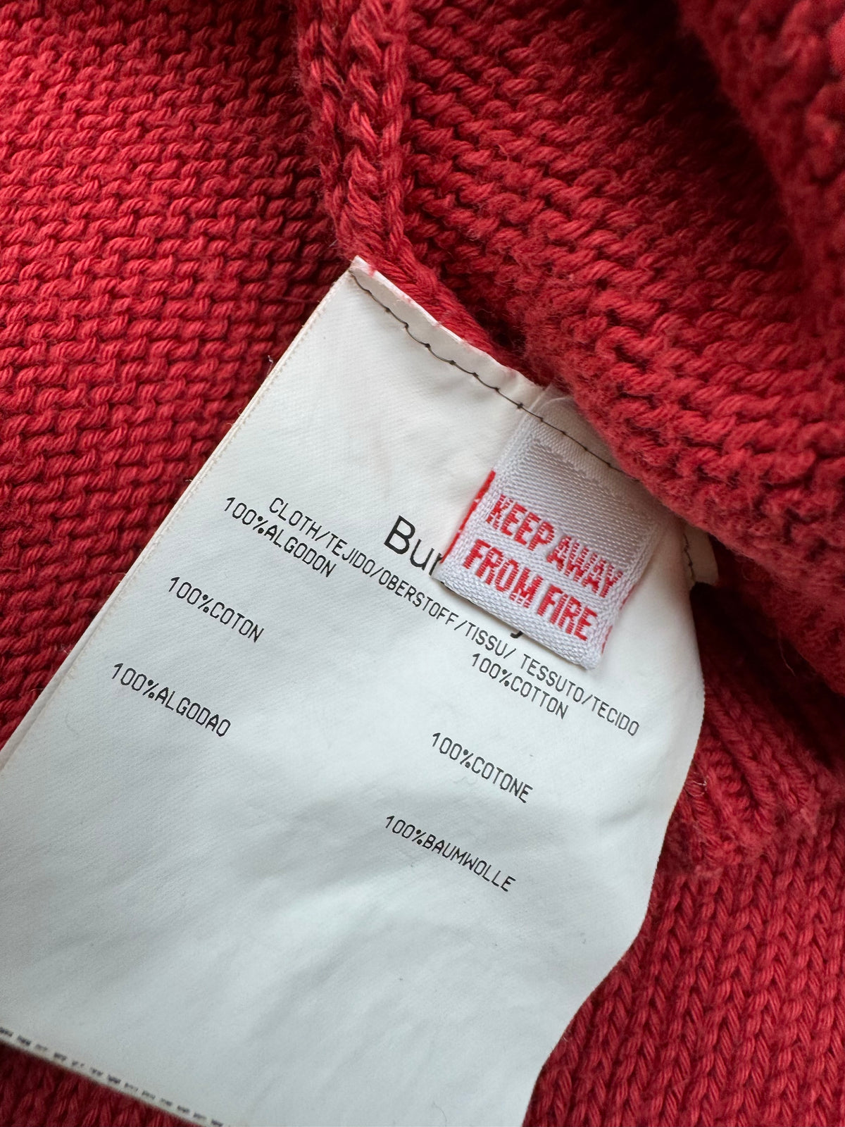 vintage Burberry knittedsweater {S}