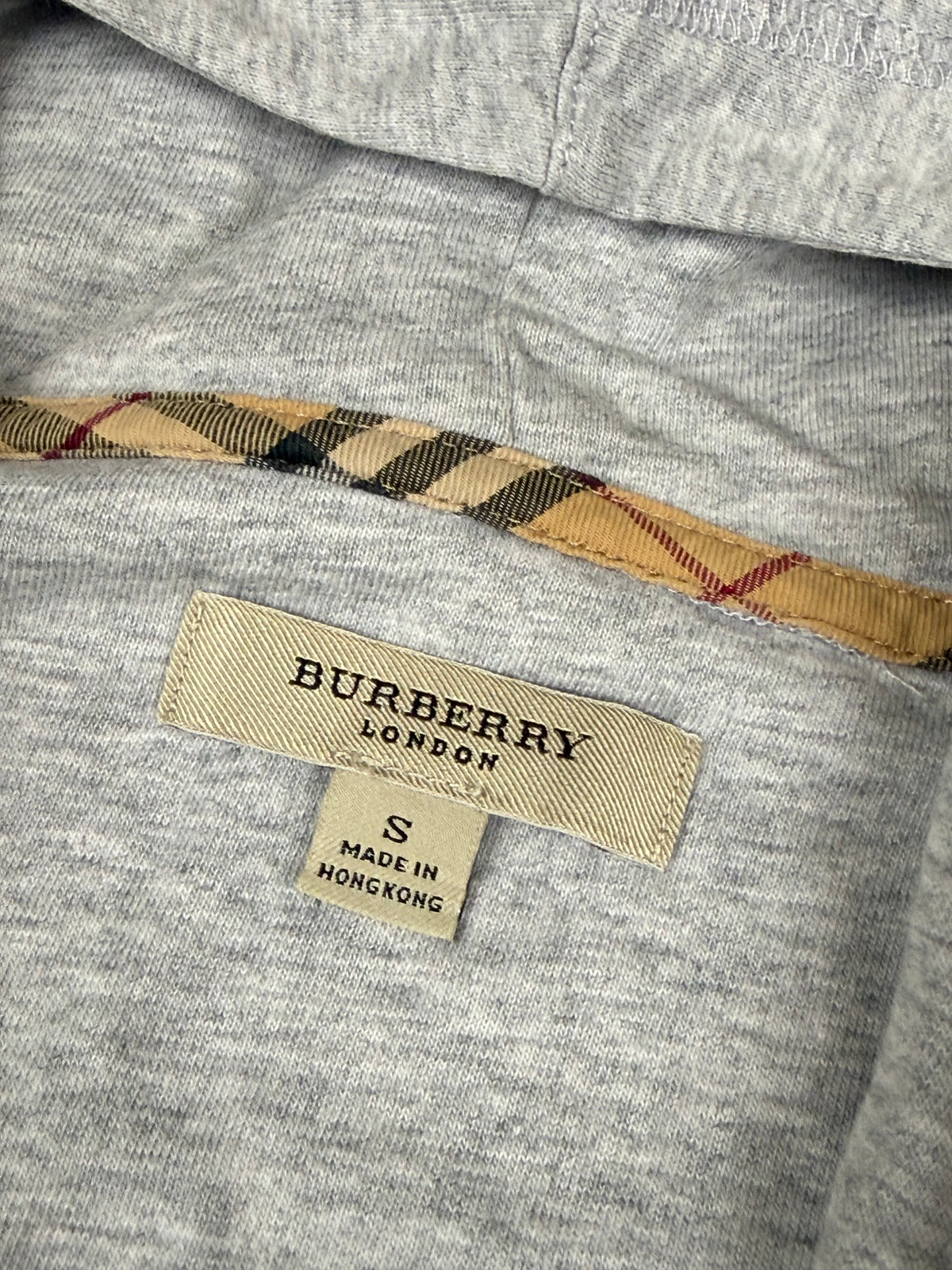 vintage Burberry sweatjacket {S}