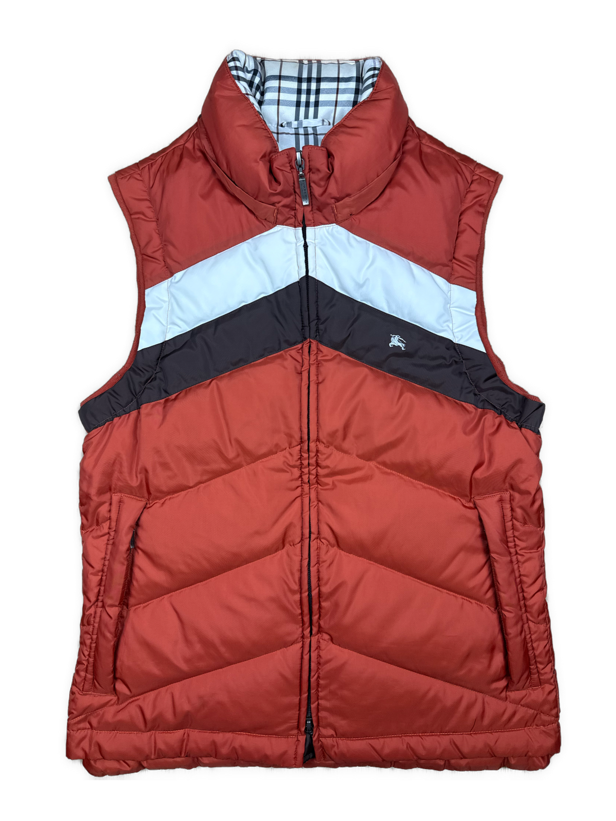 vintage Burberry Black Label vest {M}