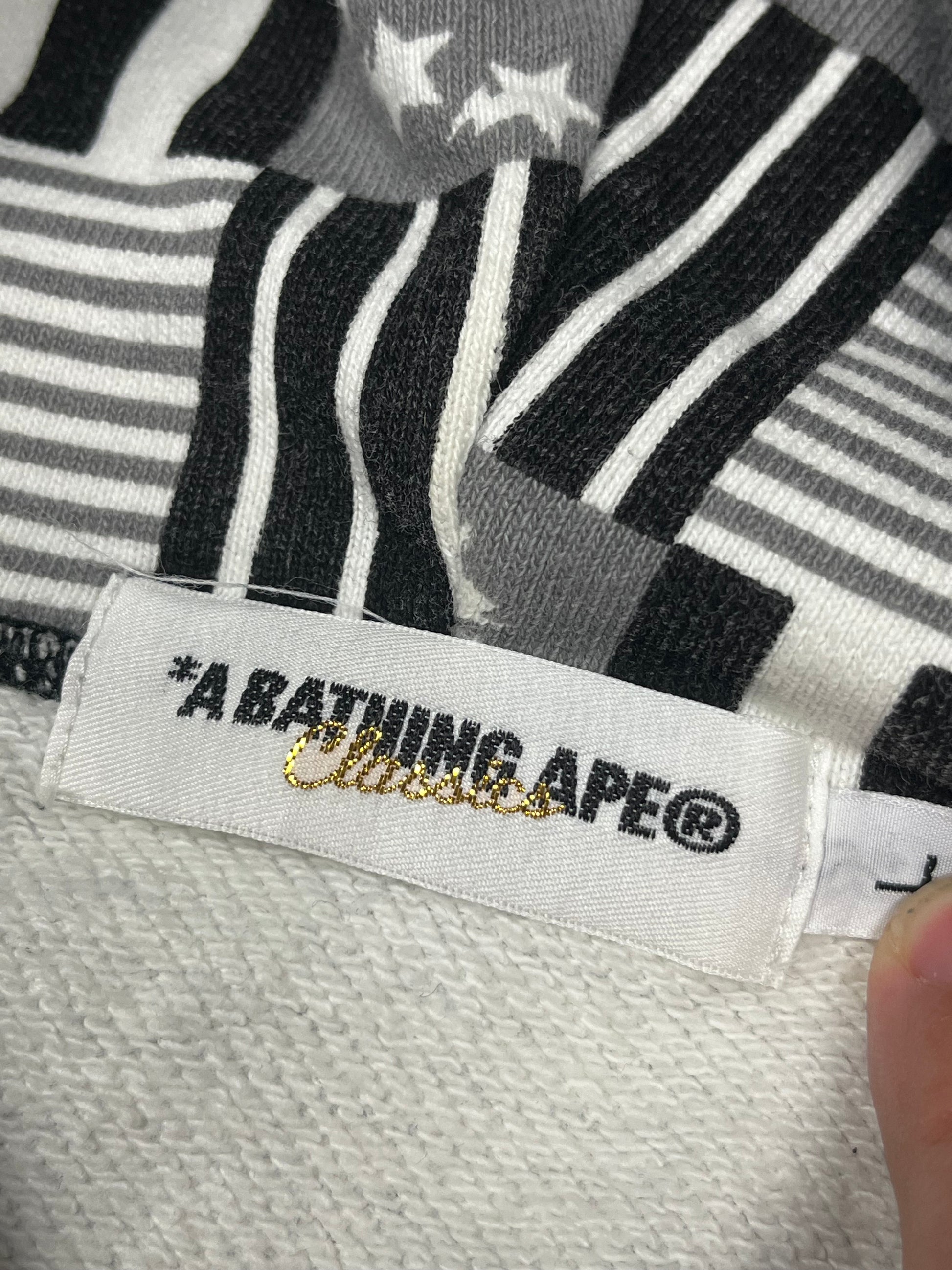 vintage BAPE a bathing ape full zipper {L}