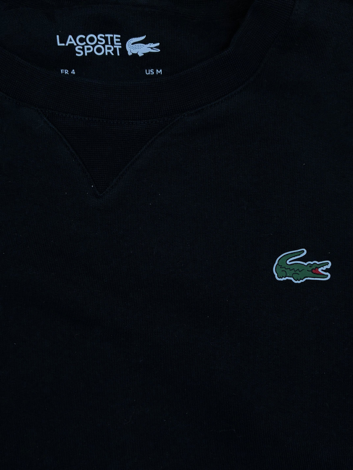 black Lacoste sweater {M}