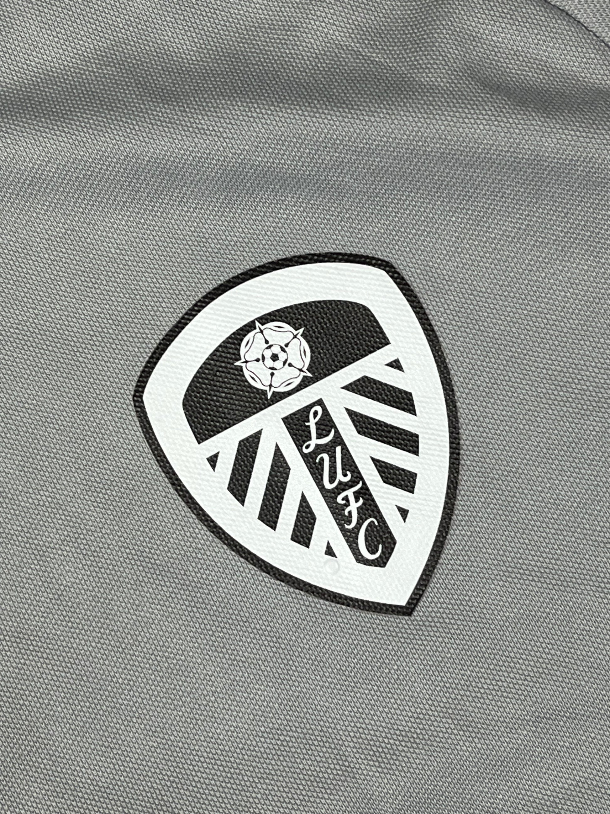 grey Adidas Leeds United away jersey 2020-2021 {XL}