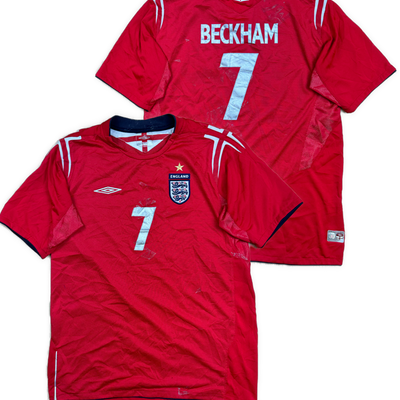 vintage Umbro England BECKHAM7 home jersey {S}