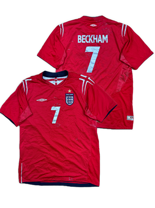 vintage Umbro England BECKHAM7 home jersey {S}