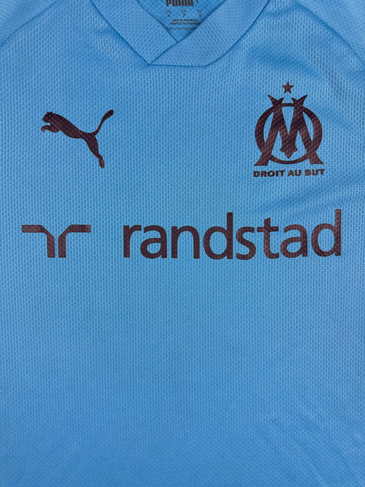babyblue Puma Olympique Marseille trainingjersey {S}