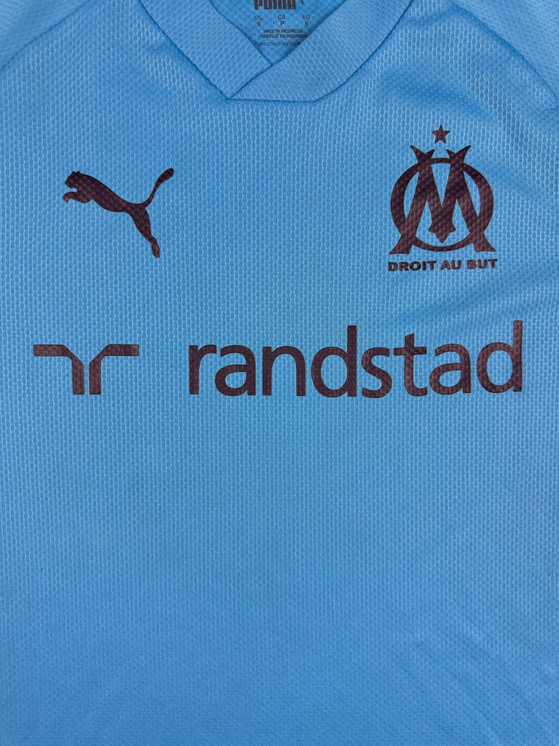 babyblue Puma Olympique Marseille trainingjersey {S}
