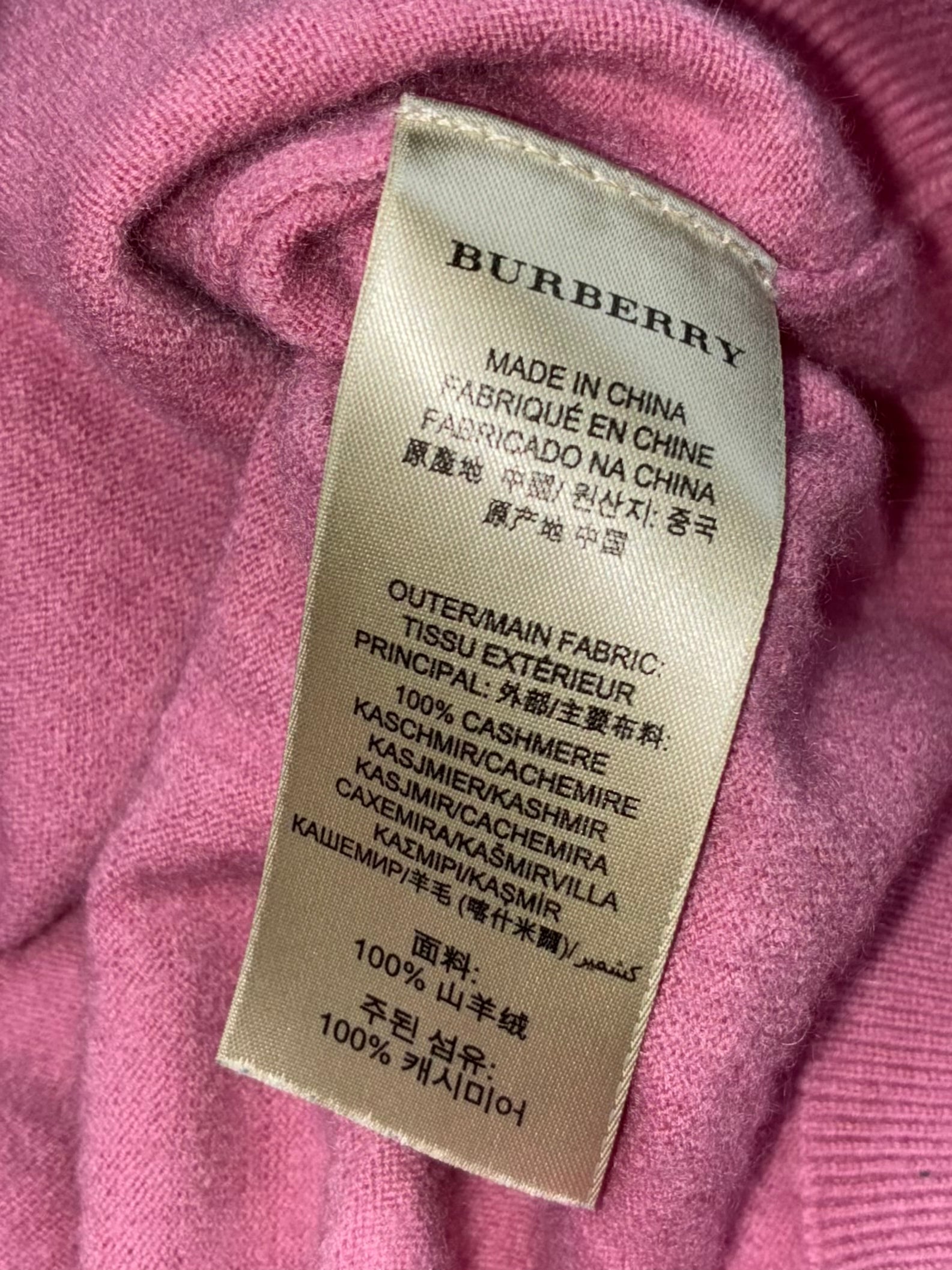 vintage Burberry knittedsweater {S}