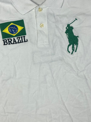 vintage BRAZIL Polo Ralph Lauren polo {M}