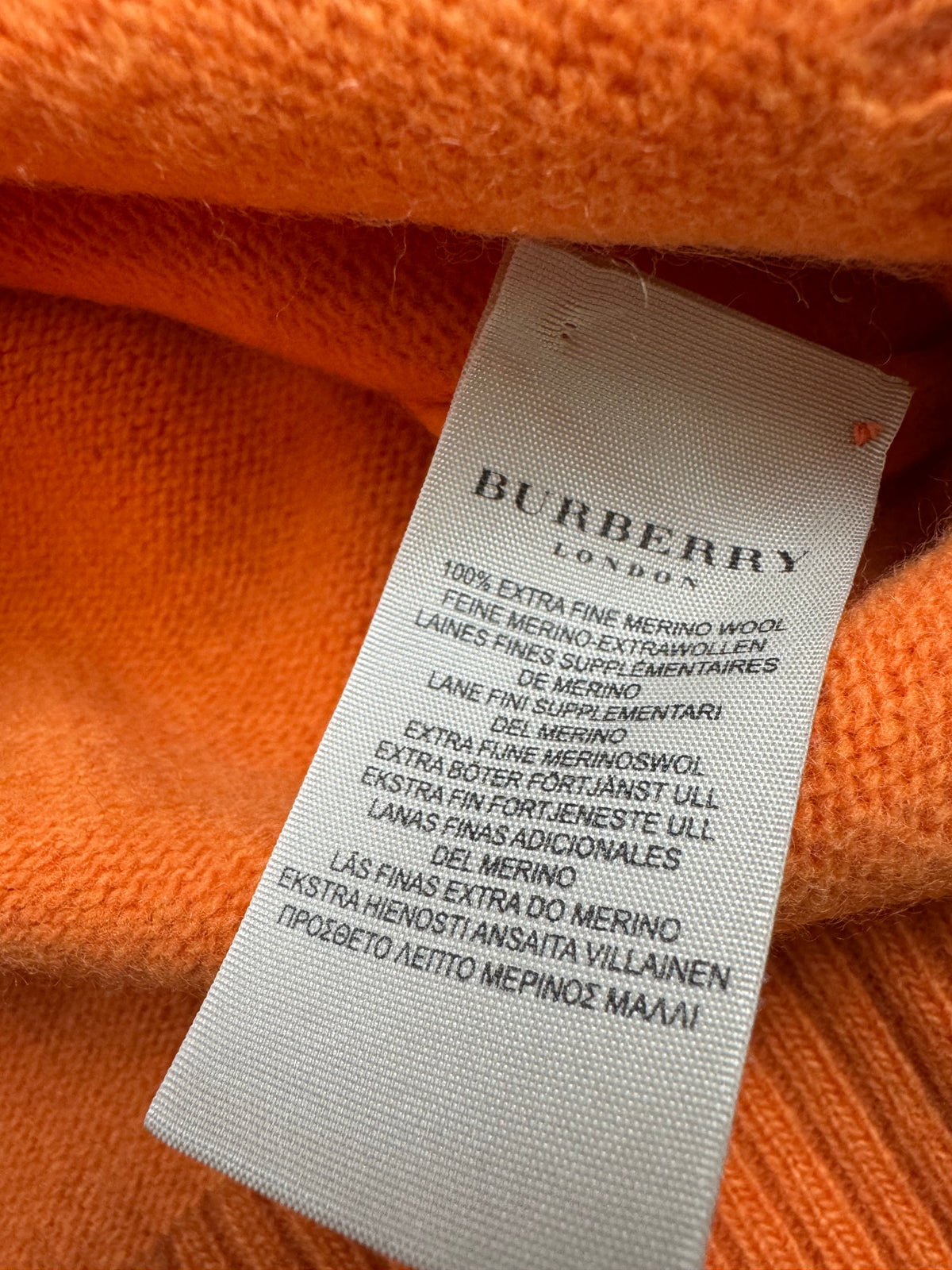 vintage Burberry quarterzip {L}