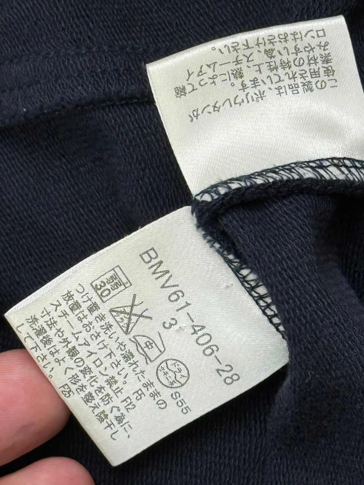 vintage navyblue Burberry Balck Label sweatjacket