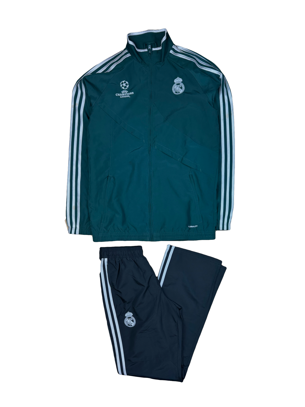 vintage Adidas Real Madrid UCL tracksuit {S}