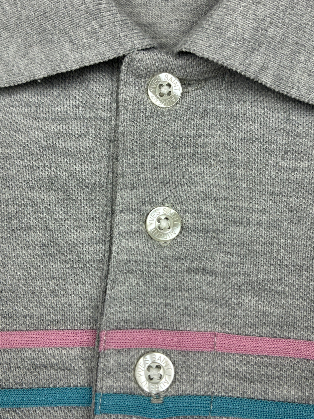 vintage YSL Yves Saint Laurent spellout polo {L}