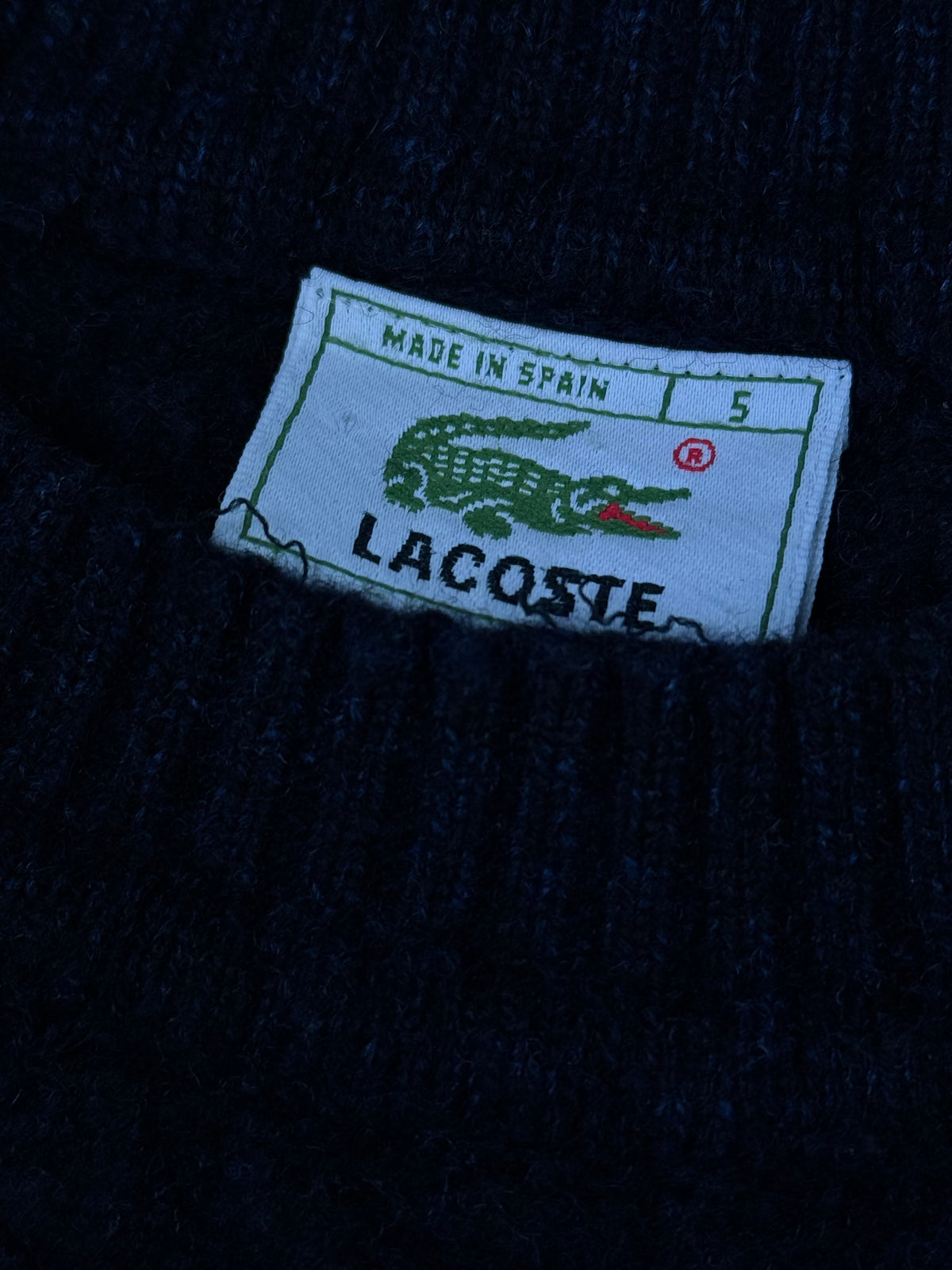vintage Lacoste knittedsweater {XS}