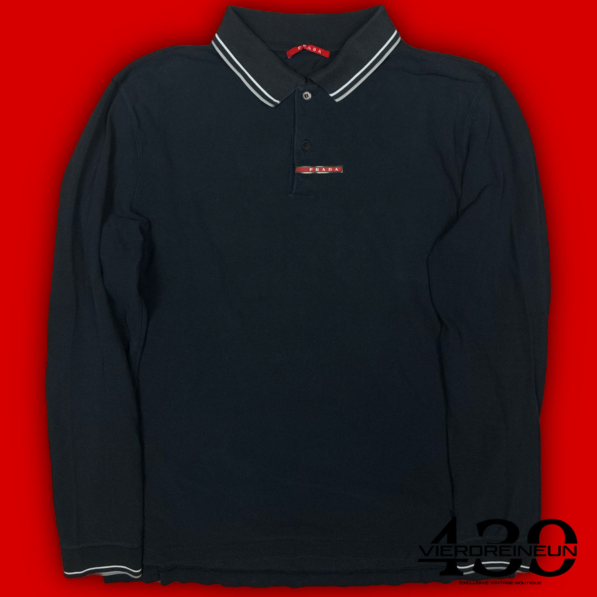 vintage Prada polo long {XL}