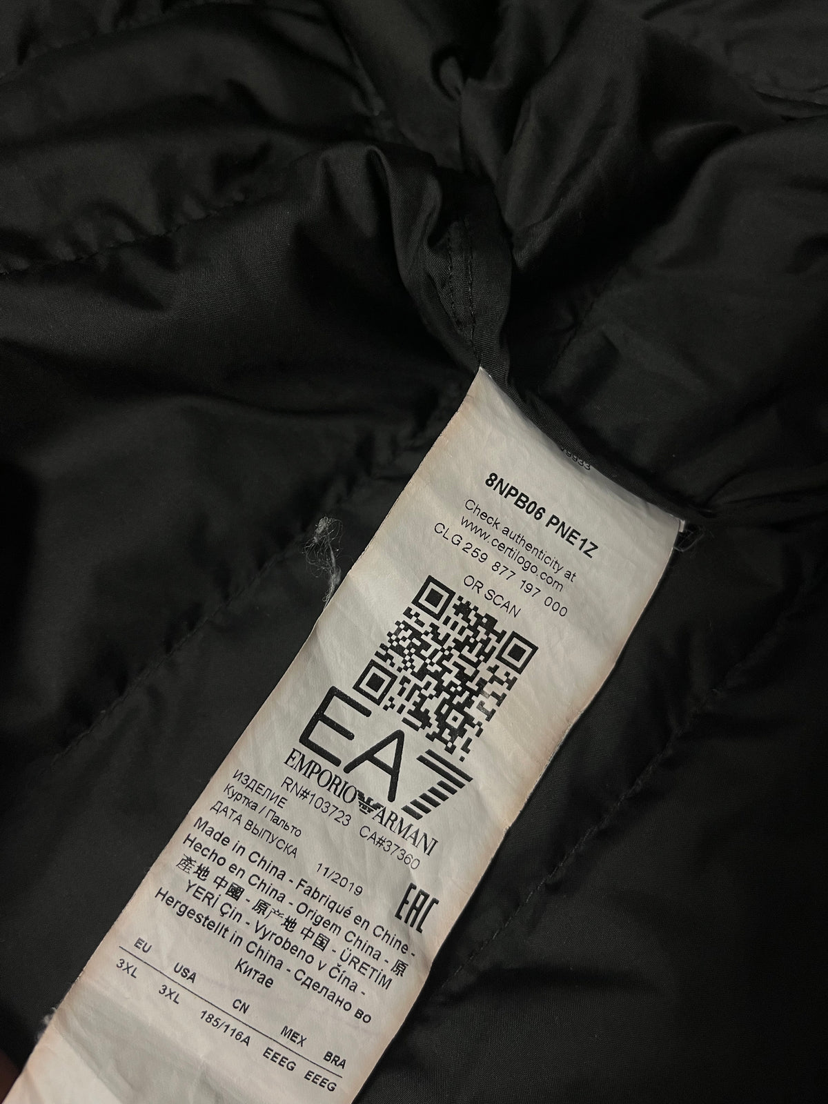 vintage Emporio Armani winterjacket {XL}