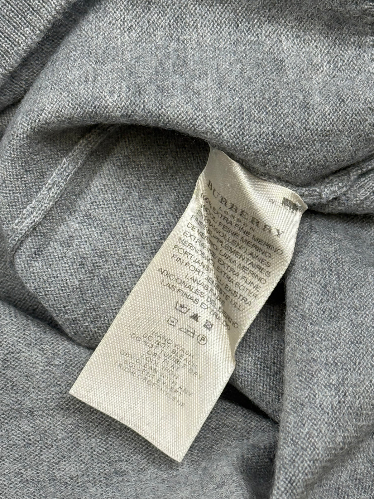 vintage Burberry knittedsweater {L}