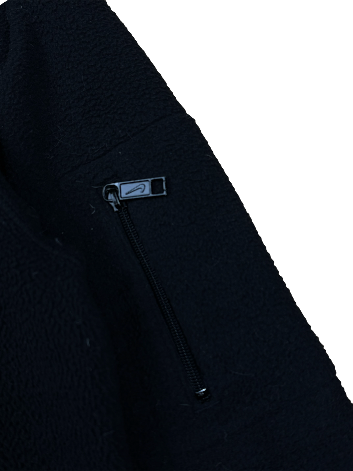 vintage Nike fleece quarterzip {L}
