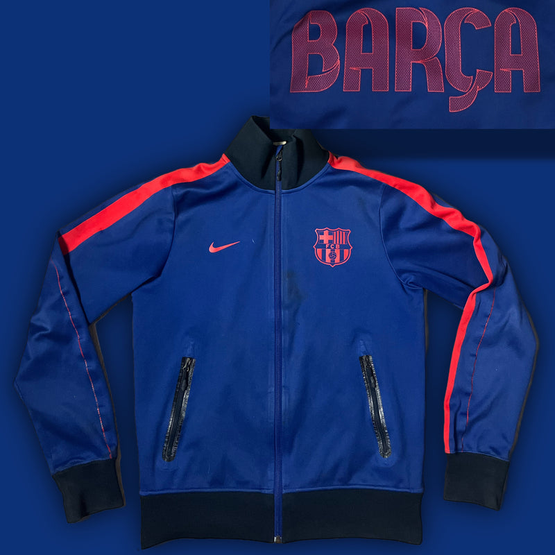 vintage Nike Fc Barcelona trackjacket {S}