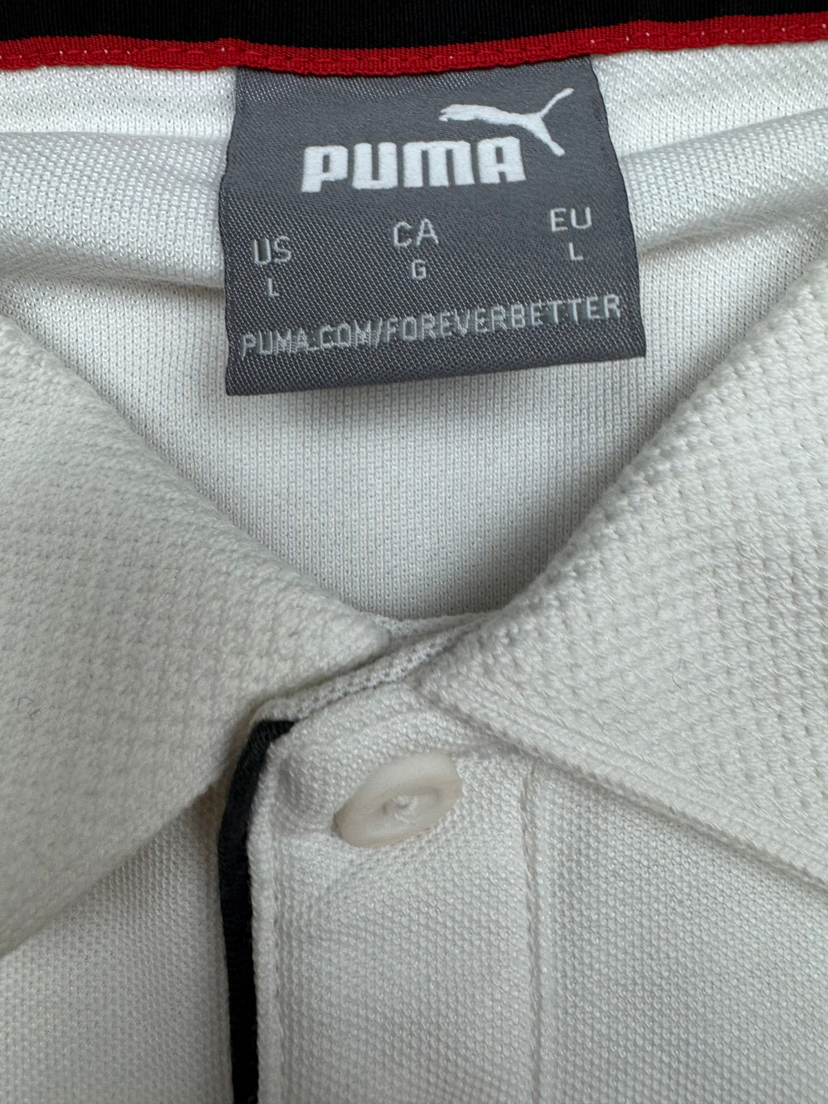 vintage Puma Ferrari polo {L}