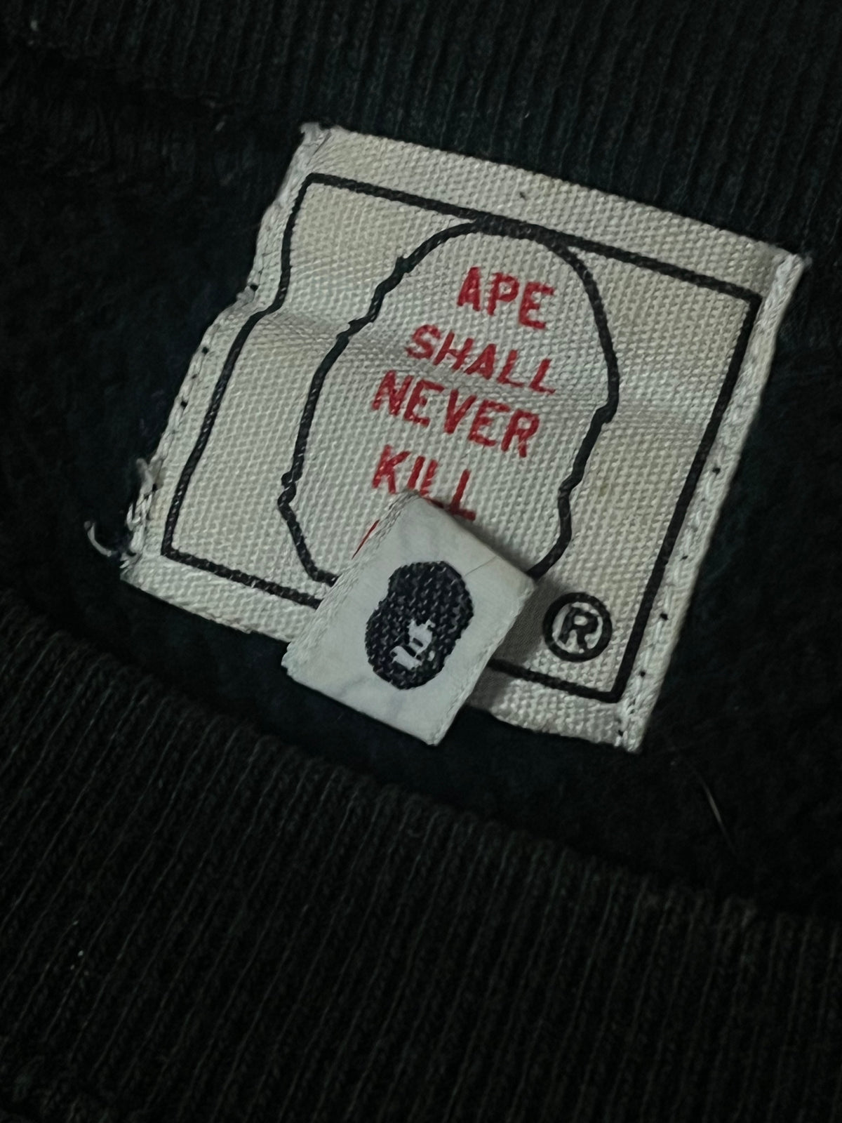 vintage BAPE a bathing ape sweater {S}