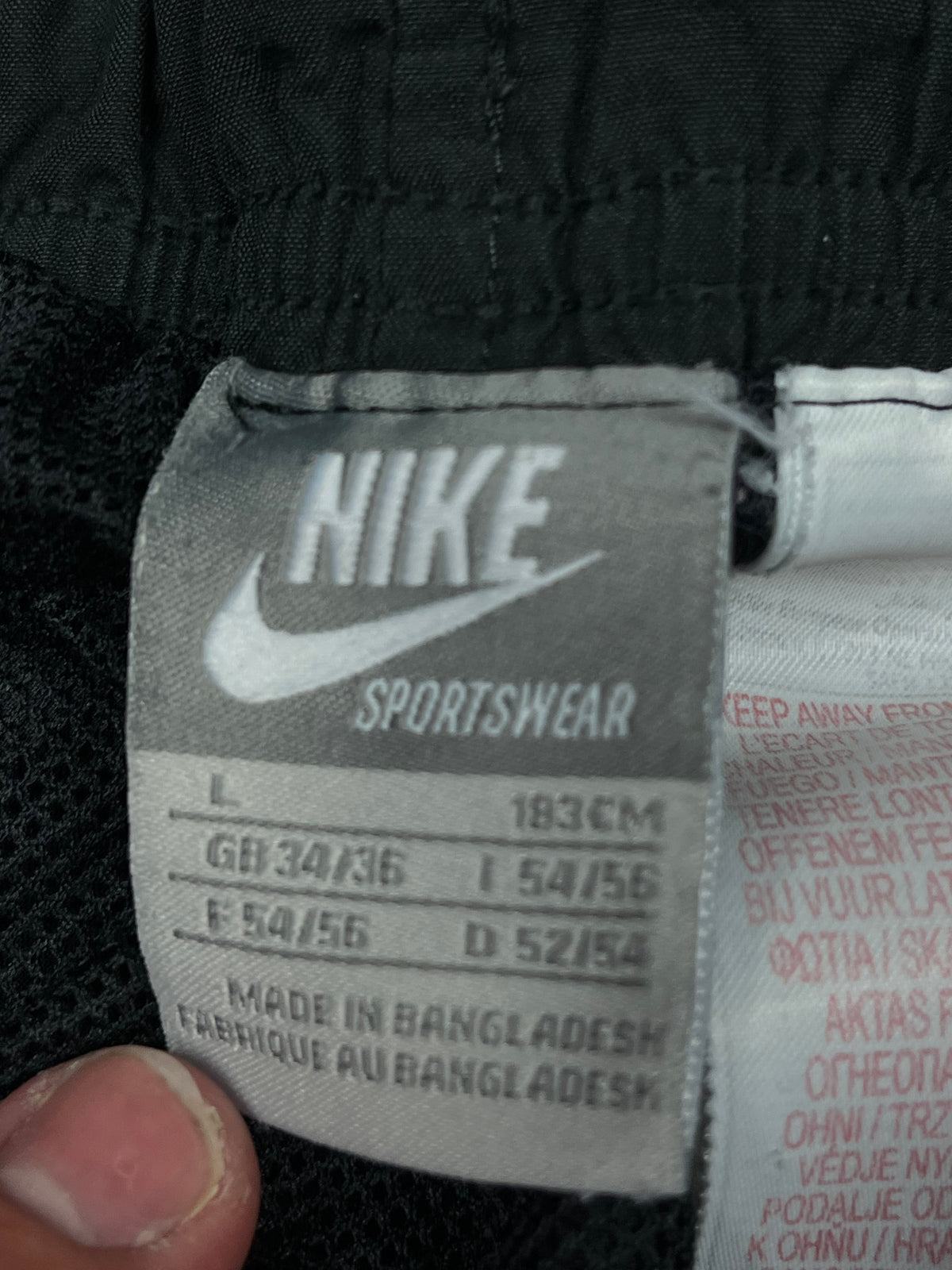 vintage Nike trackpants {L}
