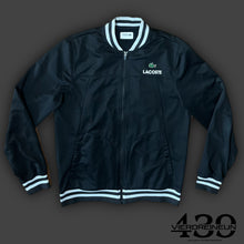 Load image into Gallery viewer, black Lacoste trackjacket {L}
