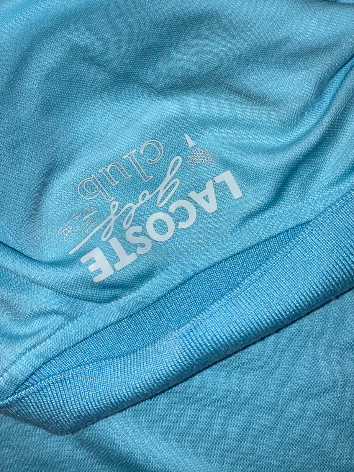 babyblue Lacoste polo {S}