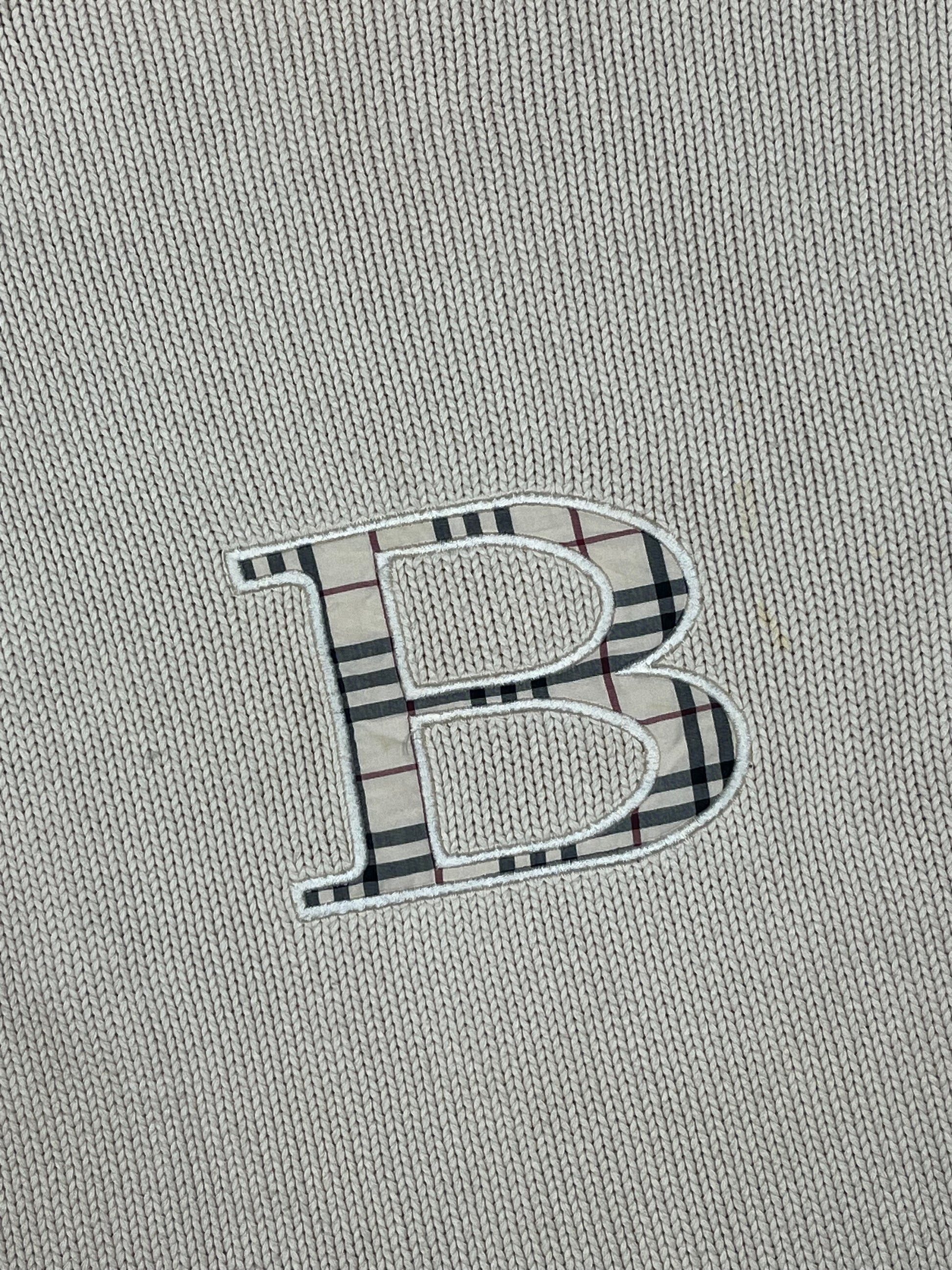 vintage Burberry knittedsweater {S}