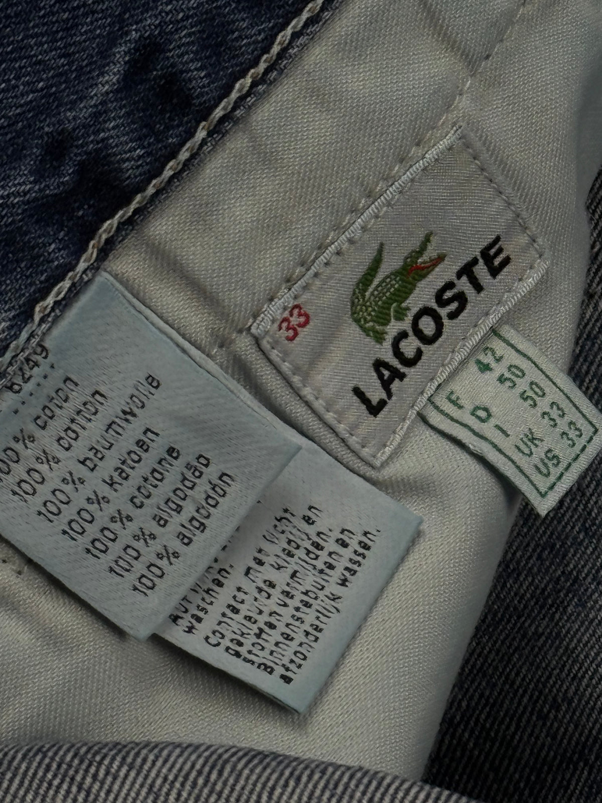 vintage Lacoste jeans