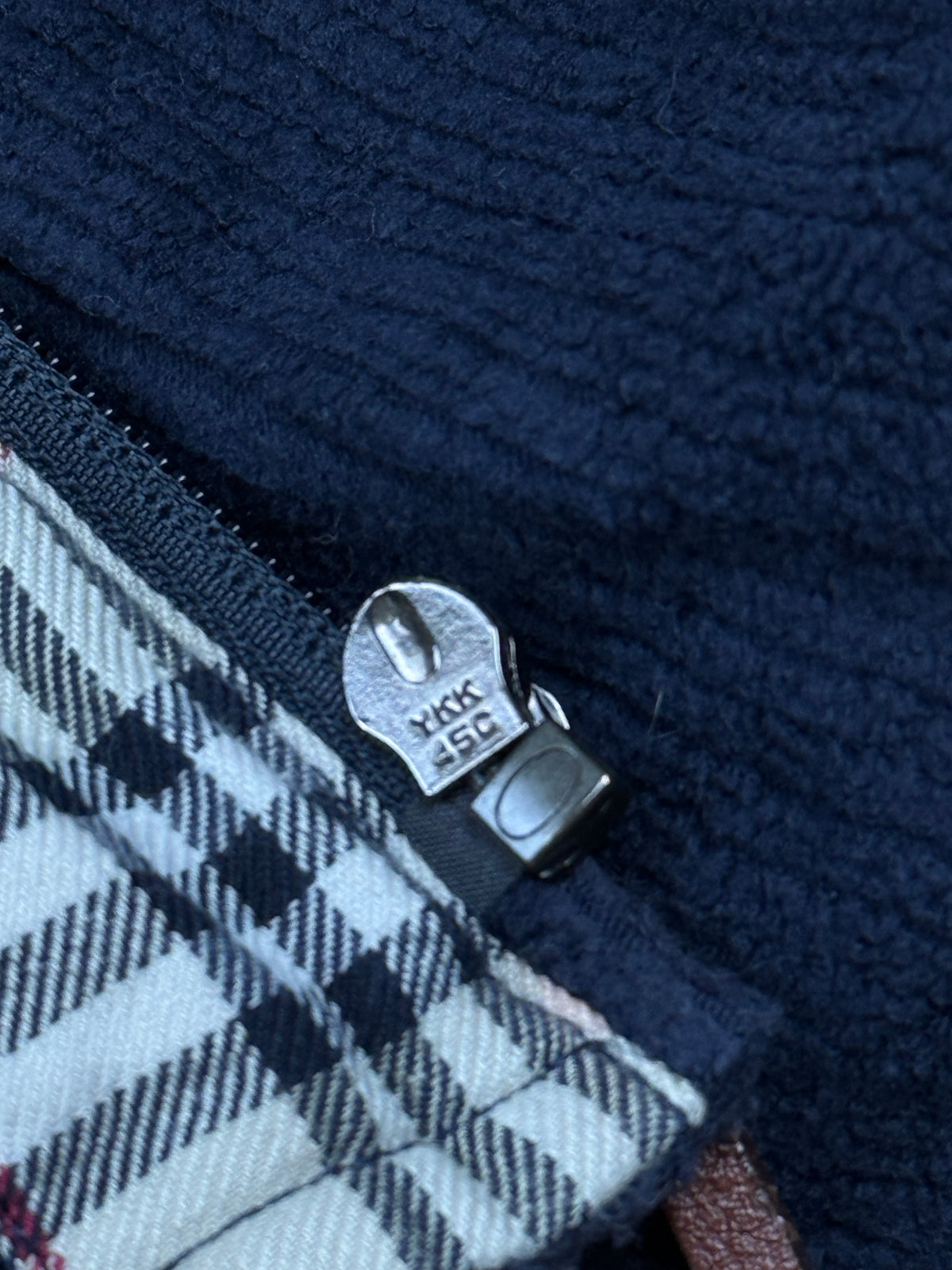vintage navyblue Burberry harringtonjacket {S}