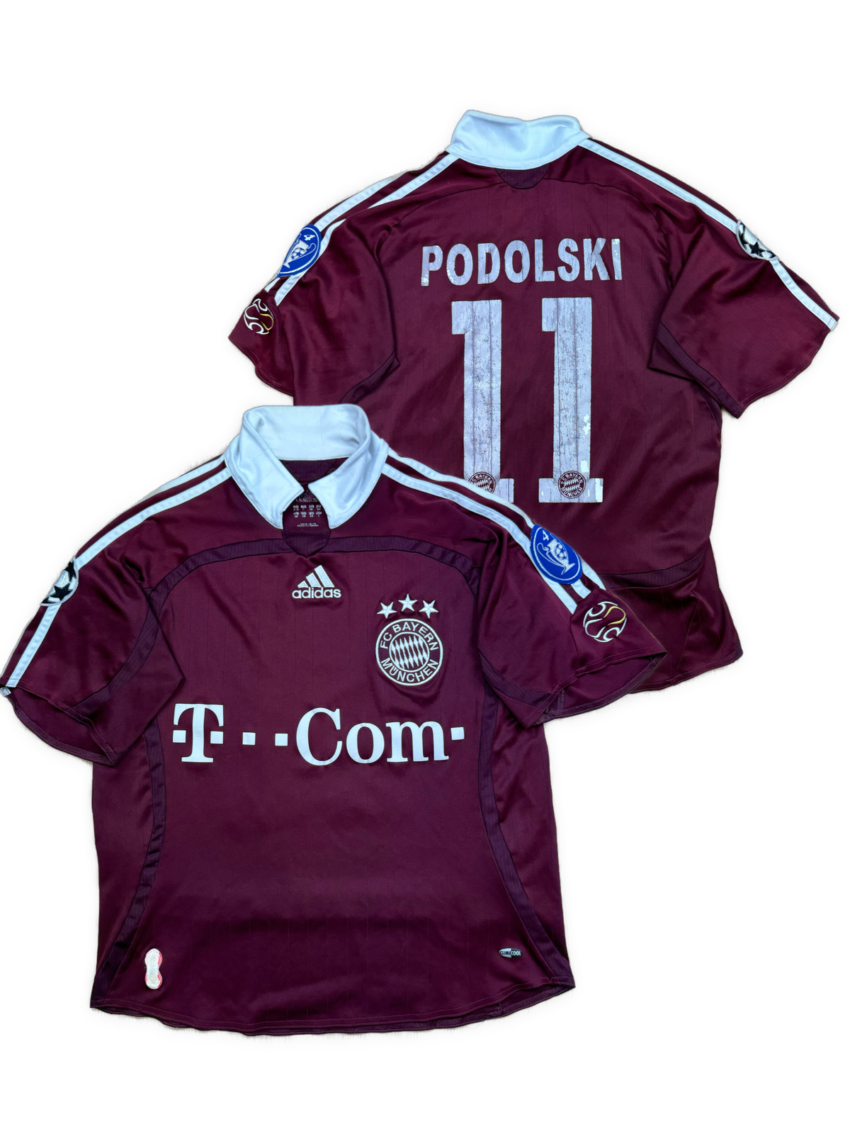 vintage Adidas Fc Bayern Munich PODOLSKI11 3rd jersey {XS}