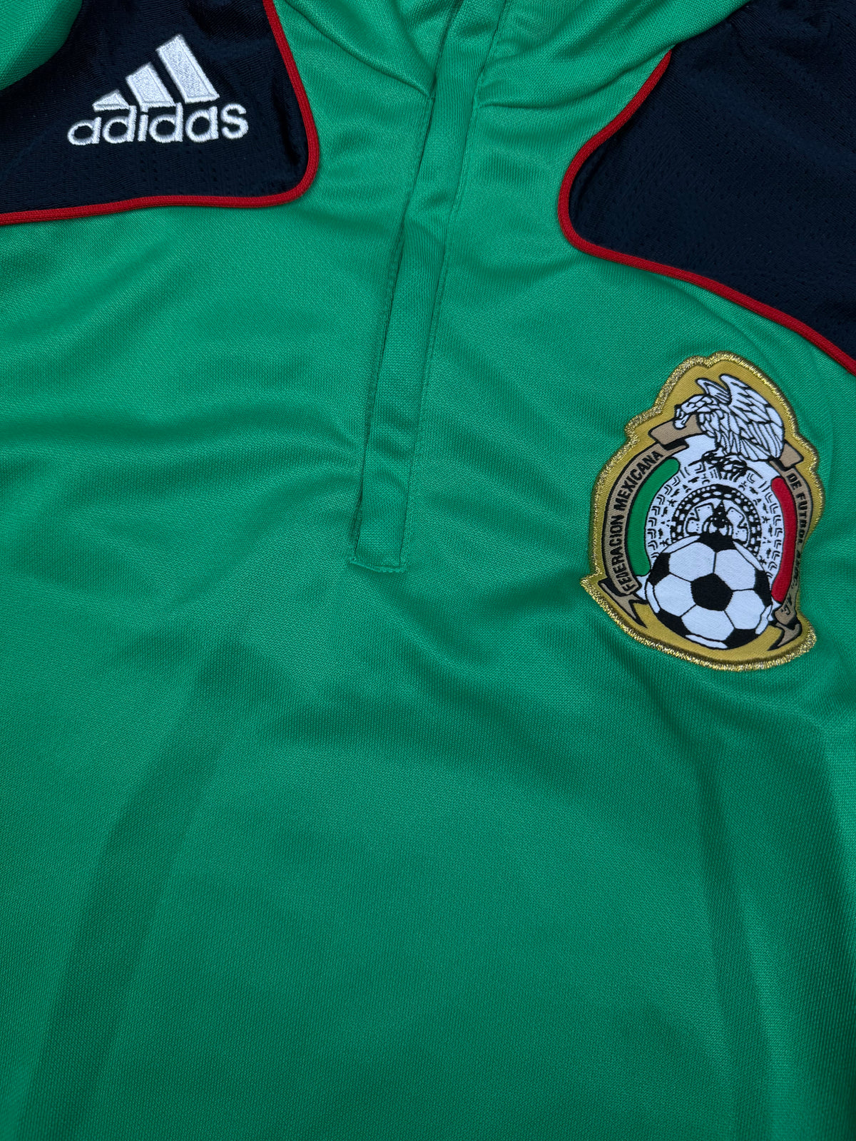 vintage Adidas Mexico quarterzip {M}