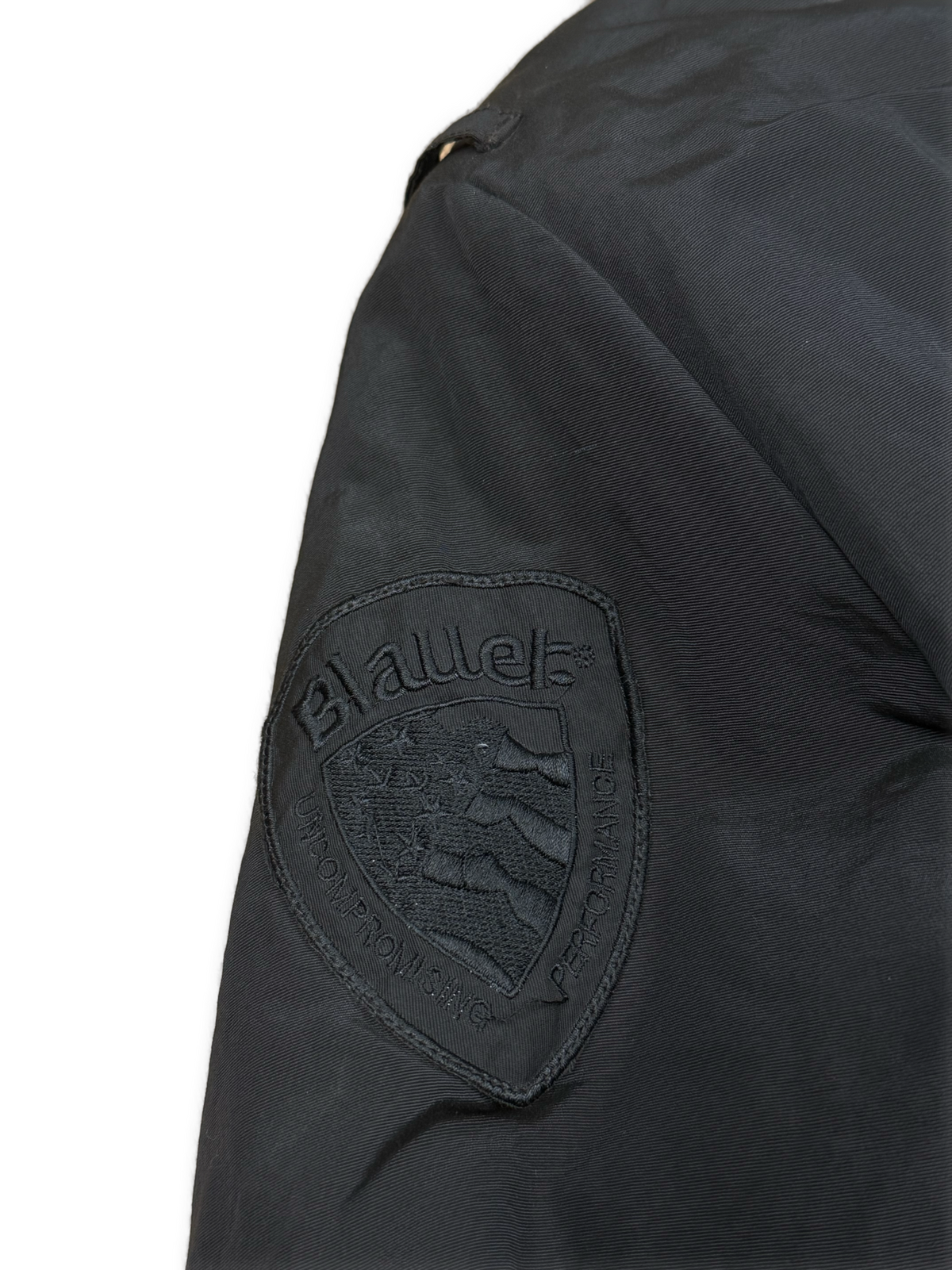 vintage Blauer bomber winterjacket (real fur) {L}